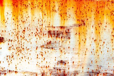 Arkaplan olarak kullanılabilecek çizik ve çatlaklarla metal doku