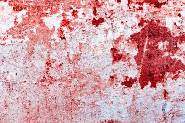 Çatlakları ve çizikleri olan beton bir duvarın dokusu arka plan olarak kullanılabilir.