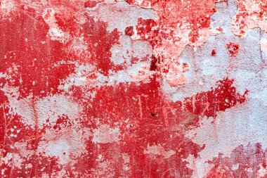 Çatlakları ve çizikleri olan beton bir duvarın dokusu arka plan olarak kullanılabilir.