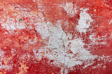 Çatlakları ve çizikleri olan beton bir duvarın dokusu arka plan olarak kullanılabilir.