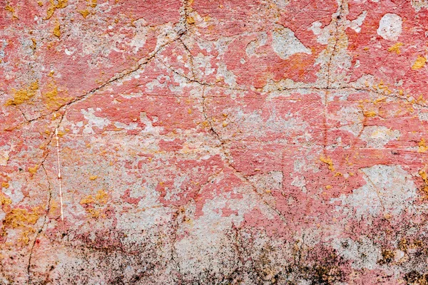 Textura Uma Parede Concreto Com Fendas Arranhões Que Podem Usar — Fotografia de Stock