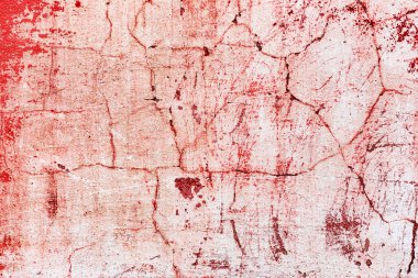 Çatlakları ve çizikleri olan beton bir duvarın dokusu arka plan olarak kullanılabilir.