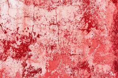 Çatlakları ve çizikleri olan beton bir duvarın dokusu arka plan olarak kullanılabilir.