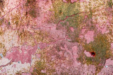 Çatlakları ve çizikleri olan beton bir duvarın dokusu arka plan olarak kullanılabilir.