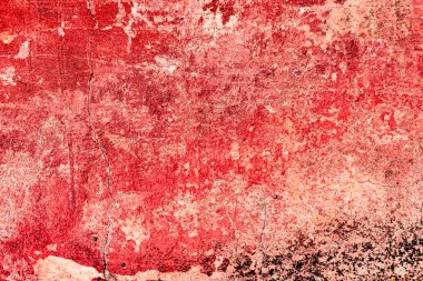 Çatlakları ve çizikleri olan beton bir duvarın dokusu arka plan olarak kullanılabilir.