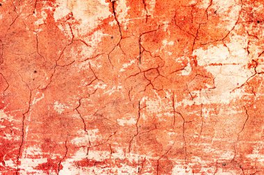 Çatlakları ve çizikleri olan beton bir duvarın dokusu arka plan olarak kullanılabilir.