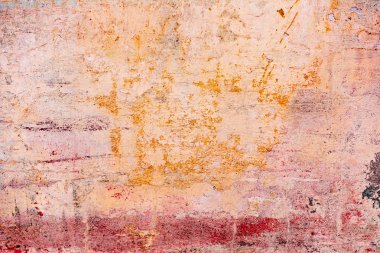 Çatlakları ve çizikleri olan beton bir duvarın dokusu arka plan olarak kullanılabilir.