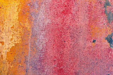 Çatlakları ve çizikleri olan beton bir duvarın dokusu arka plan olarak kullanılabilir.