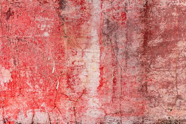 Çatlakları ve çizikleri olan beton bir duvarın dokusu arka plan olarak kullanılabilir.