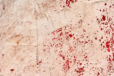 Çatlakları ve çizikleri olan beton bir duvarın dokusu arka plan olarak kullanılabilir.