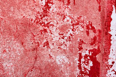 Çatlakları ve çizikleri olan beton bir duvarın dokusu arka plan olarak kullanılabilir.