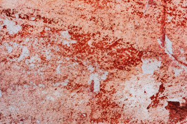 Çatlakları ve çizikleri olan beton bir duvarın dokusu arka plan olarak kullanılabilir.