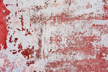 Çatlakları ve çizikleri olan beton bir duvarın dokusu arka plan olarak kullanılabilir.