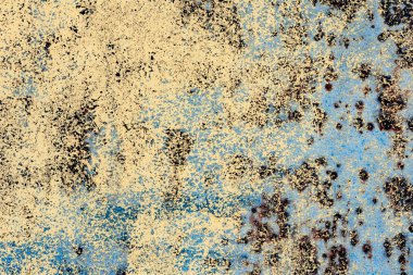 Arkaplan olarak kullanılabilecek çizik ve çatlaklarla metal doku