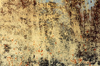 Arkaplan olarak kullanılabilecek çizik ve çatlaklarla metal doku