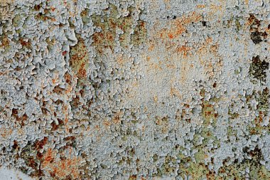 Arkaplan olarak kullanılabilecek çizik ve çatlaklarla metal doku