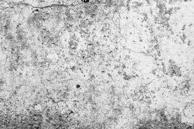 Çatlakları ve çizikleri olan beton bir duvarın dokusu arka plan olarak kullanılabilir.