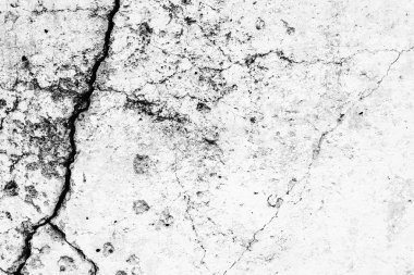 Çatlakları ve çizikleri olan beton bir duvarın dokusu arka plan olarak kullanılabilir.