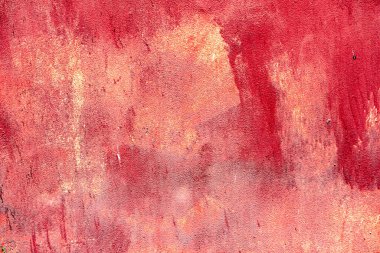 Kırmızı metal grunge doku arka planı. Sert kırmızı boyanmış paslı metal yüzey, yüksek çözünürlüklü doku.