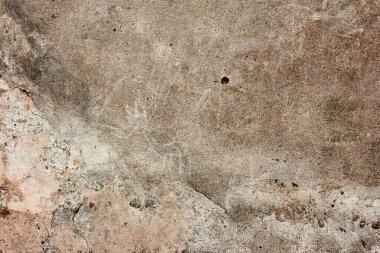 Beton desenli, çamurlu çimento cilalı arka plan. Beton bir duvarın dokusu