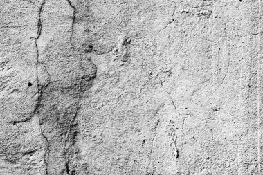 Arkaplan için gri ve beyaz renklerde sanat betonu veya taş dokusu. Çimento ve tonlama vintage kum duvar