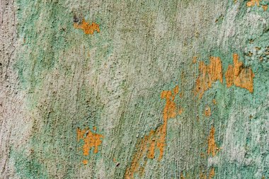 Doku, duvar, beton, arka plan olarak kullanılabilir. Çizik ve çatlaklarla dolu bir duvar parçası.