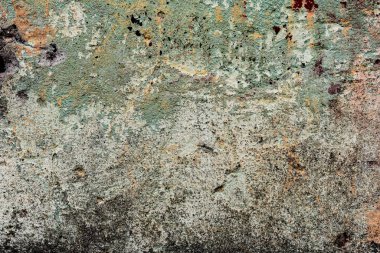 Doku, duvar, beton, arka plan olarak kullanılabilir. Çizik ve çatlaklarla dolu bir duvar parçası.