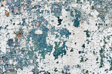 Doku, duvar, beton, arka plan olarak kullanılabilir. Çizik ve çatlaklarla dolu bir duvar parçası.