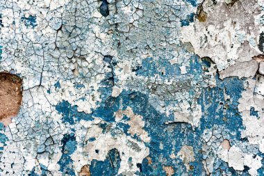 Doku, duvar, beton, arka plan olarak kullanılabilir. Çizik ve çatlaklarla dolu bir duvar parçası.