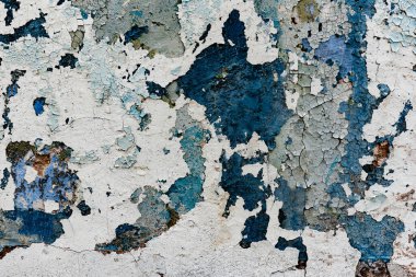 Doku, duvar, beton, arka plan olarak kullanılabilir. Çizik ve çatlaklarla dolu bir duvar parçası.