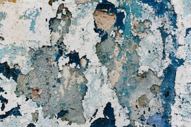 Doku, duvar, beton, arka plan olarak kullanılabilir. Çizik ve çatlaklarla dolu bir duvar parçası.