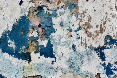 Doku, duvar, beton, arka plan olarak kullanılabilir. Çizik ve çatlaklarla dolu bir duvar parçası.