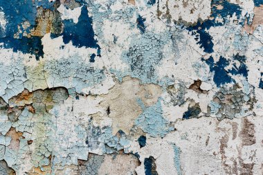 Doku, duvar, beton, arka plan olarak kullanılabilir. Çizik ve çatlaklarla dolu bir duvar parçası.
