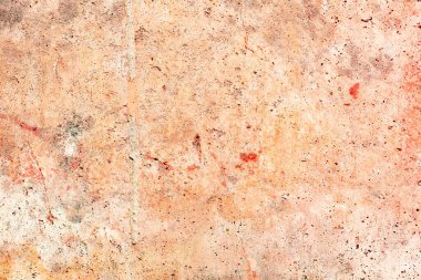 Doku, duvar, beton, arka plan olarak kullanılabilir. Çizik ve çatlaklarla dolu bir duvar parçası.