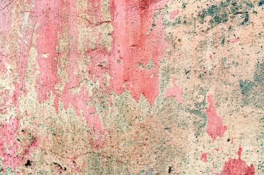 Eski grunge çatlak pembe beton duvar dokusu arka plan