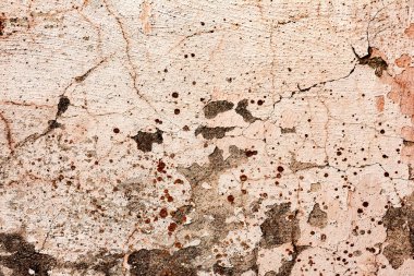 Eski grunge çatlak pembe beton duvar dokusu arka plan