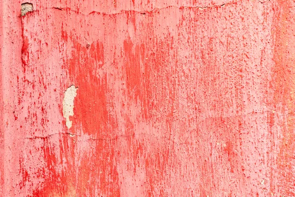 古いグランジクラックピンクコンクリート壁のテクスチャの背景 — ストック写真