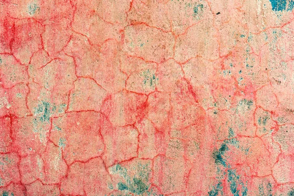Vecchio Grunge Crack Rosa Cemento Muro Texture Sfondo — Foto Stock