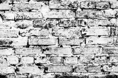 Siyah tuğla duvar dokusu, arka plan için tuğla yüzey. Eski duvar kâğıdı