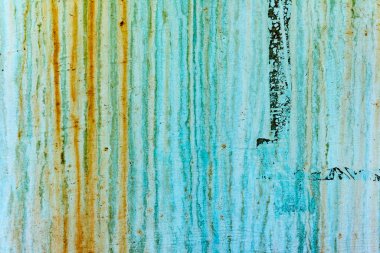 Çatlaklı yeşil paslı metalin Grunge deseni