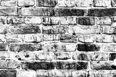 Doku, tuğla, duvar, arka plan olarak kullanılabilir. Çizik ve çatlaklarla tuğla dokusu