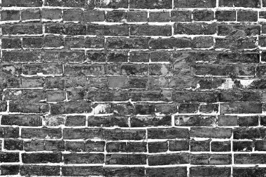 Doku, tuğla, duvar, arka plan olarak kullanılabilir. Çizik ve çatlaklarla tuğla dokusu
