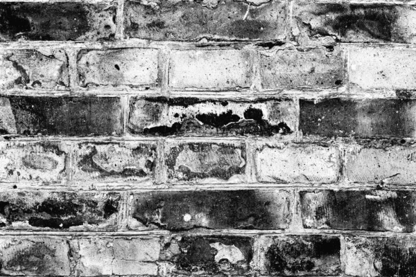 Texture Brick Wall Can Used Background Brick Texture Scratches Cracks — Stock Photo, Image