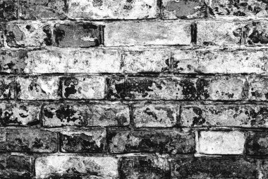 Doku, tuğla, duvar, arka plan olarak kullanılabilir. Çizik ve çatlaklarla tuğla dokusu