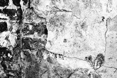 Doku, tuğla, duvar, arka plan olarak kullanılabilir. Çizik ve çatlaklarla tuğla dokusu