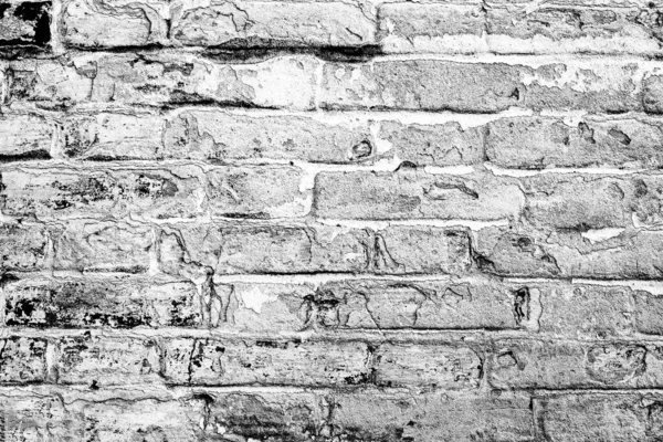 Texture Brick Wall Can Used Background Brick Texture Scratches Cracks — Stock Photo, Image