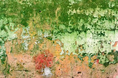 Parlak yeşil arka plan. Beton dokusu yeşil.