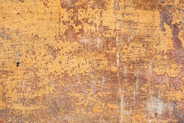 Doku, duvar, beton, arka plan olarak kullanılabilir. Çizik ve çatlaklarla dolu bir duvar parçası.