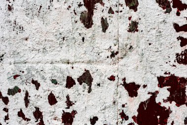 Arkaplan olarak kullanılabilecek çizik ve çatlaklarla metal doku