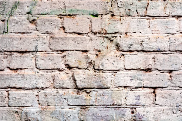 Texture Brick Wall Cracks Scratches Which Can Used Background — Stock Photo, Image